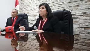 La presidenta del Poder Judicial, Janet Tello. Foto: Poder Judicial