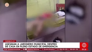 Jardinero municipal fue asesinado a balazos en Carabayllo. Foto y video: América Noticias