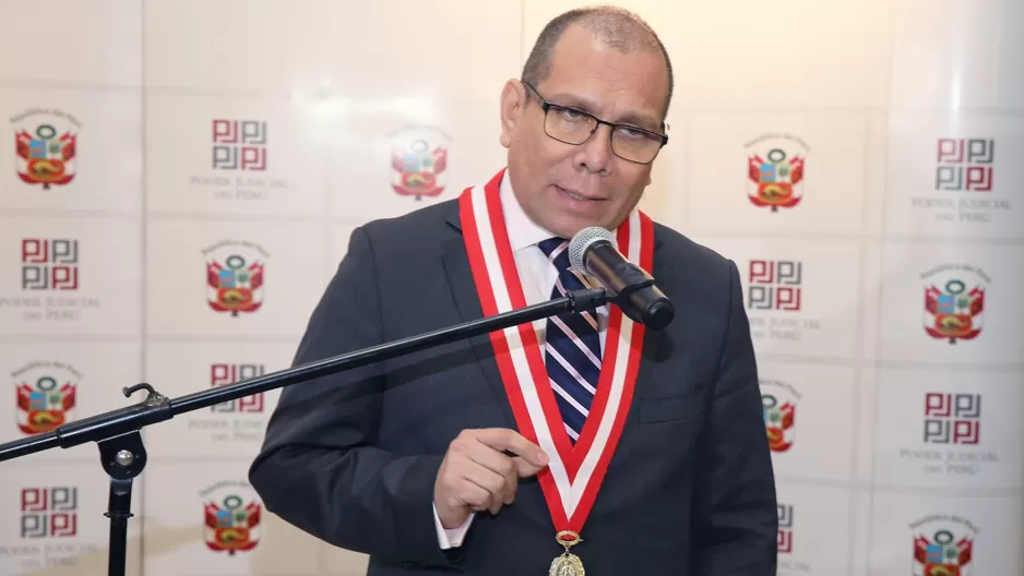 Javier Arévalo, presidente del Poder Judicial. Foto: Andina