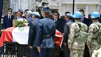 Último adiós a Javier Pérez de Cuéllar. Foto: Cancillería