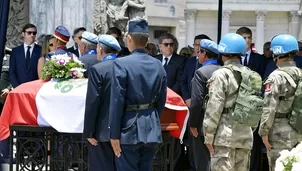 Último adiós a Javier Pérez de Cuéllar. Foto: Cancillería