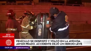 Ocurrió en la Javier Prado. Foto: América TV