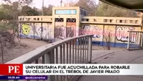 Ocurrió en el Trébol de Javier Prado. Foto: América TV