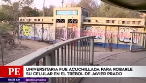 Ocurrió en el Trébol de Javier Prado. Foto: América TV