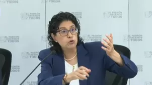 Carmen Velarde irá mañana al Congreso por datos del padrón electoral. Foto y video: Canal N