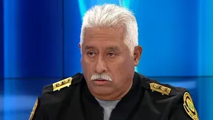 General PNP Luis Flores, jefe de la Dirincri - Foto y video: Canal N