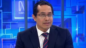 Roberto Burneo, presidente del Jurado Nacional de Elecciones. Video: Canal N