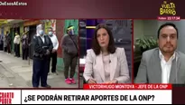 Victorhugo Montoya, jefe de la ONP. Video: Cuarto Poder