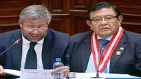 Jorge Luis Salas Arenas y Piero Corvetto. Captura: Canal N