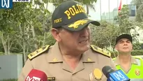 General PNP Roger Pérez. Video: Canal N