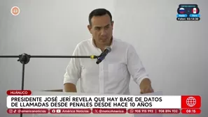 Jerí revela base de datos ignorada de llamadas desde penales/ América Noticias
