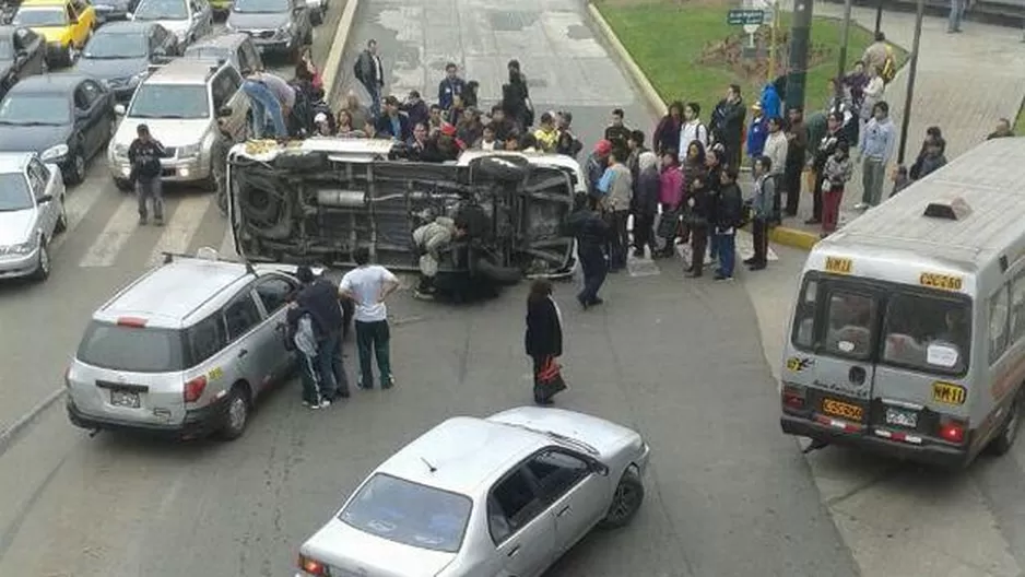 Accidente dejó varios heridos. Foto: Referencial/peru21.pe