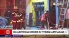 Jesús María: adulto mayor murió en incendio