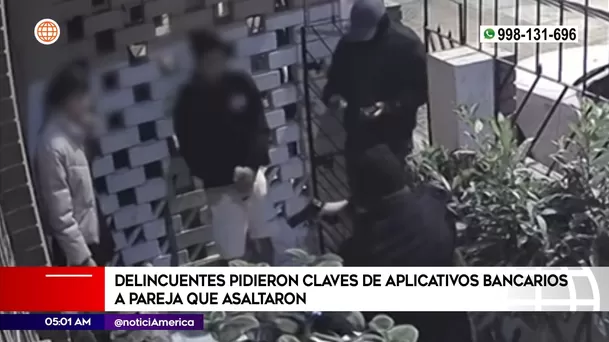 Asalto en Jesús María. Foto: América Noticias Asalto en Jesús María. Foto: América Noticias