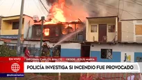 Quince unidades de los bomberos atendieron la emergencia. Foto: América Noticias