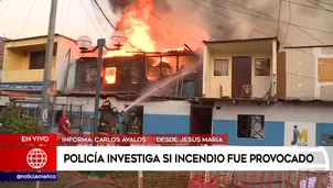 Quince unidades de los bomberos atendieron la emergencia. Foto: América Noticias