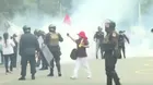 Jesús María: Policía dispersa con gas lacrimógeno a manifestantes frente a sede del Minsa