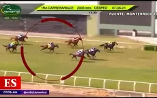 Jinete peruano falleció al caer de caballo durante carrera en Hipódromo de Monterrico - Noticias de eugenio-derbez