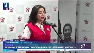 Vocera del JNE, Yessica Clavijo, aseguró que los organismos electorales han respetado los plazos y garantías del proceso, mientras avanzan las proclamaciones de resultados en distintas jurisdicciones./ Video: Canal N