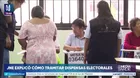JNE detalla cómo tramitar las dispensas electorales