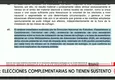 JNE: elecciones complementarias no tienen sustento legal