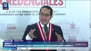 Roberto Burneo informó que ya fueron resueltas más de 200 apelaciones y que los expedientes están siendo devueltos a los Jurados Electorales Especiales para continuar con las proclamaciones parciales./ Video: Canal N