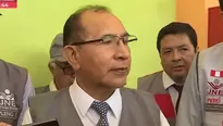 Víctor Ticona, presidente del Jurado Nacional de Elecciones. Foto y video: Canal N