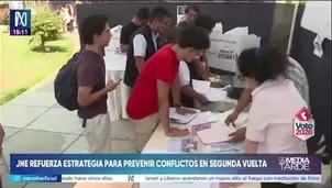 JNE ejecuta plan de prevención ante segunda vuelta electoral/ Video y Foto: Canal N