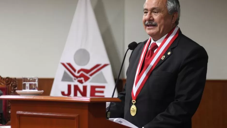 Foto: JNE / El presidente del JNE solicitó ampliar la ‘vacatio legis’.