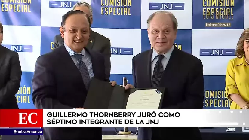JNJ: Guillermo Thornberry juró al cargo en reemplazo de Falconí