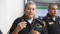 El comandante general de la Policía Nacional del Perú / Video: Canal N