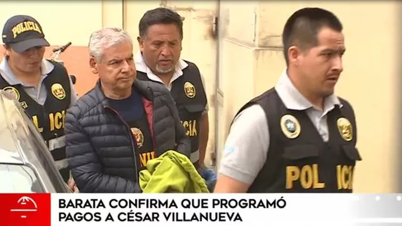 Jorge Barata confirmó que programó pagos a César Villanueva