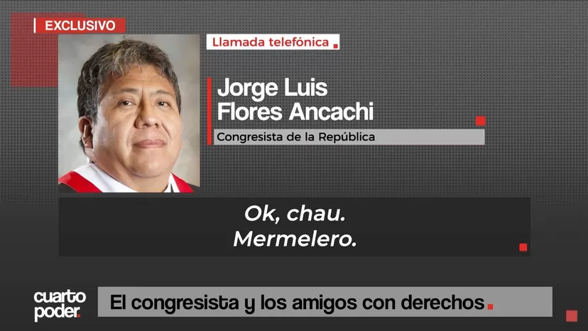 Jorge Flores Ancachi: Dos amigos de su hija trabajan en el Congreso desde el 2021