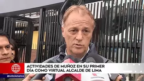 Jorge Muñoz, virtual alcalde de Lima.