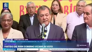 Ex candidato presidencial aseguró que ninguna de las dos opciones representa una salida a la polarización política del país./ Video: Canal N