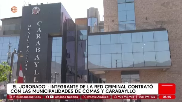 El Jorobado: Integrante de la red criminal que contrató con municipalidades de Comas y Carabayllo. Foto: Unidad de investigación El Jorobado: Integrante de la red criminal que contrató con municipalidades de Comas y Carabayllo. Foto: Unidad de investigación