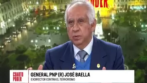 José Baella: Una política fundamental de Sendero Luminoso es el cierre del penal de la Base Naval y lo está logrando. Video: Cuarto Poder