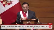 José Balcázar: Hay gente valiosa en el Perú que hay que convocar