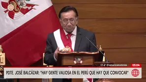 José Balcázar: "Hay gente valiosa en el Perú que hay que convocar". Foto y video: América Noticias