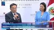 José Balcázar se reúne con Keiko Fujimori y destaca el diálogo durante la transición
