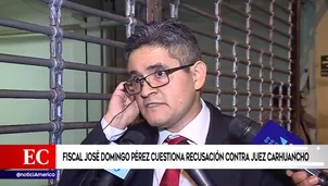 Pérez cuestionó la decisión de apartar a Carhuancho del caso cócteles. Foto: captura de TV