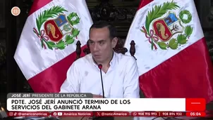 José Jerí anuncia fin del Gabinete Arana y prepara nuevo equipo. Foto y video: América Noticias