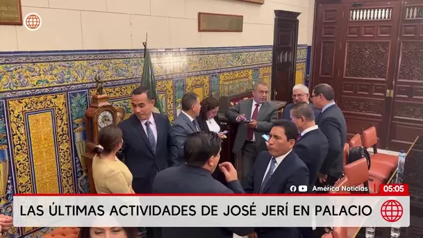 José Jerí: Las imágenes de sus últimas actividades en Palacio de Gobierno. Foto: América Noticias