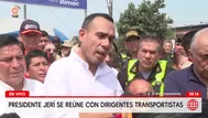 José Jerí: Ley 32490 enfrentará extorsiones en transporte