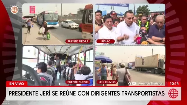 José Jerí: Ley 32490 contra extorsiones en transporte/ América Noticias