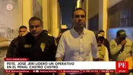 José Jerí lideró Operativo Ciclón en cuatro penales del país