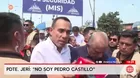 José Jerí: "No soy Pedro Castillo, ni soy profesor"