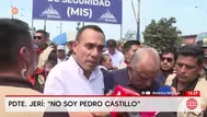 José Jerí: "No soy Pedro Castillo, ni soy profesor"