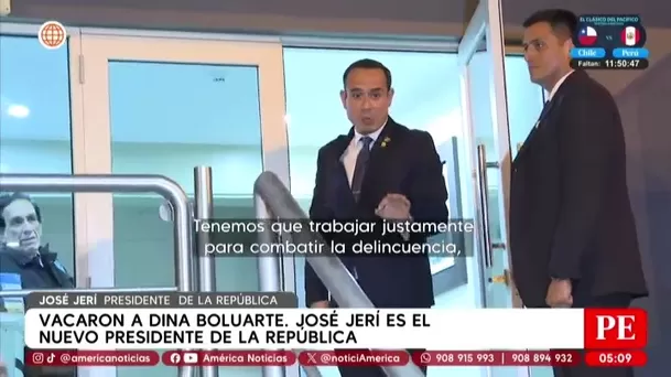 José Jerí, presidente de la República. Foto: América Noticias José Jerí, presidente de la República. Foto: América Noticias