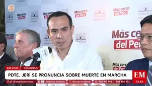 José Jerí pide facultades al Congreso por seguridad ciudadana. Foto y video: América Noticias